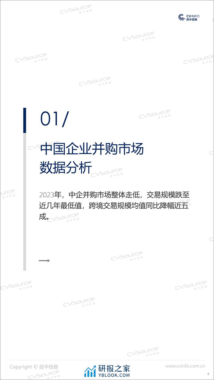 2023年中国并购市场统计分析报告-投中研究院 - 第4页预览图