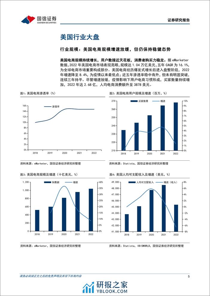 美国电商行业深度：新兴跨境电商快速扩张，Amazon等头部电商平台下沉市场份额承压 - 第5页预览图