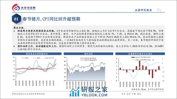 2月通胀数据点评：春节错月扰动，CPI与PPI表现分化-240309-太平洋证券-12页 - 第6页预览图