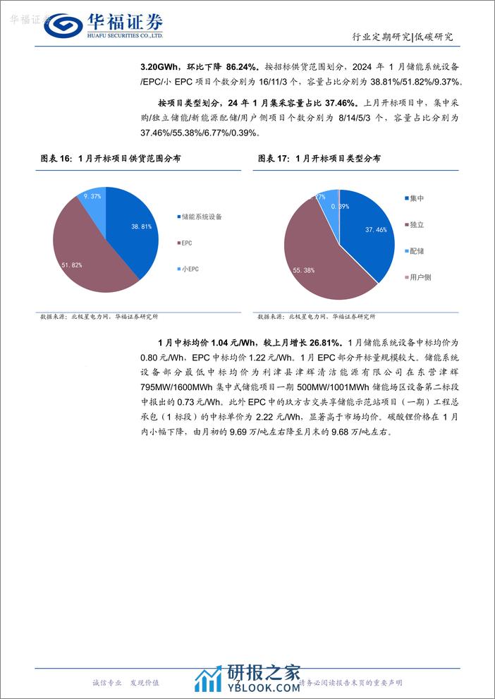 新型电力系统月报24M1：多省峰谷价差下降，1月核准煤电装机2.7GW-20240226-华福证券-18页 - 第7页预览图