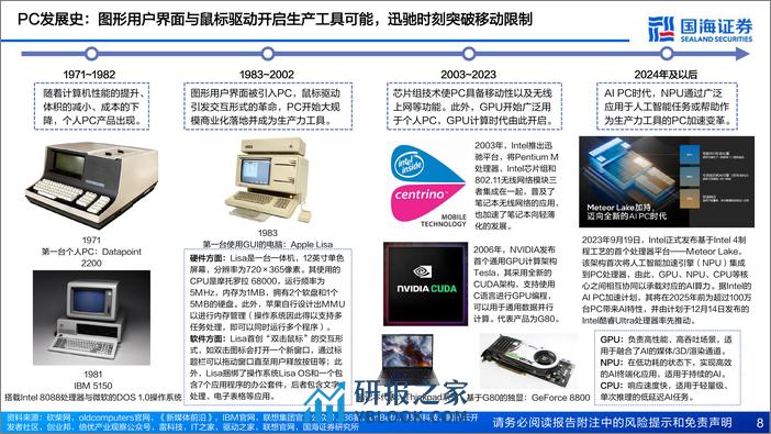 国海证券：AI PC&AI手机专题报告-AIGC向端侧下沉成趋势-有望引领新一轮硬件创新 - 第8页预览图
