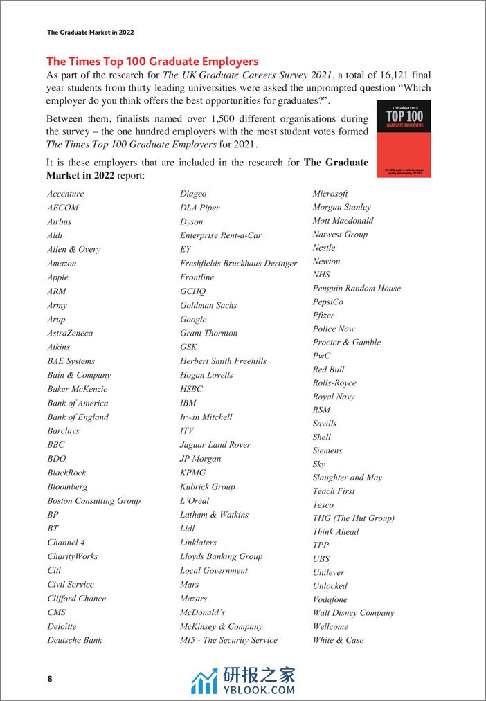 High Fliers：2022英国毕业生就业市场报告（EN） - 第8页预览图