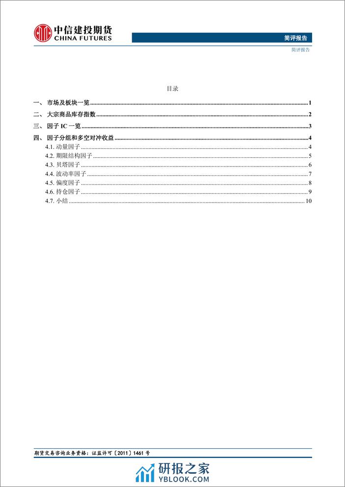 量化CTA风格因子跟踪：动量大幅回撤-20240227-中信建投期货-14页 - 第2页预览图