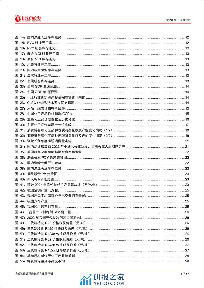 长江证券：化工行业2024年度投资策略：风雨之后，拨云见日 - 第5页预览图