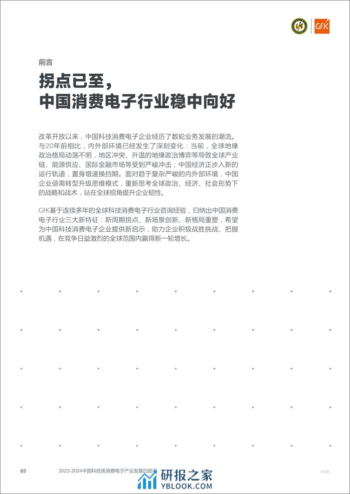 2023-2024中国科技类消费电子产业发展白皮书 - 第3页预览图