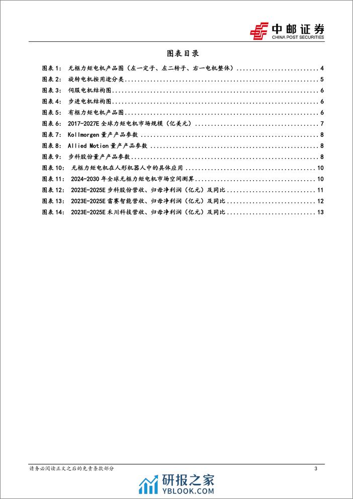 无框力矩电机：至关重要的关节动力部件 - 第3页预览图