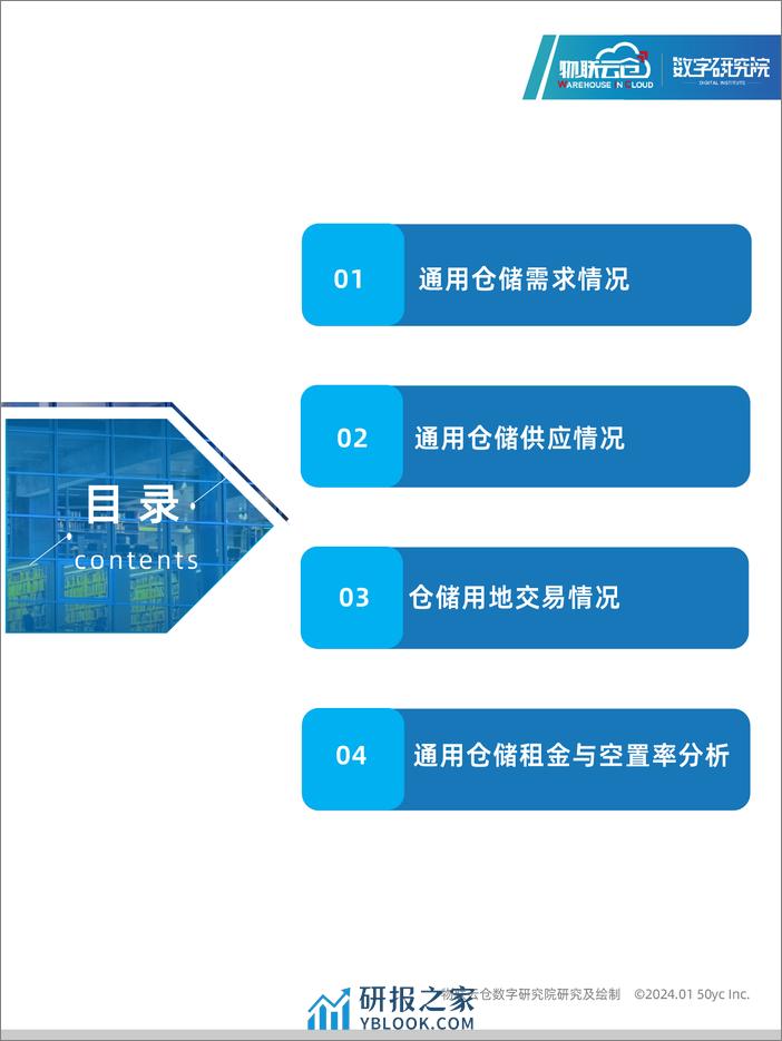 2023年12月中国通用仓储市场动态报告-物联云仓 - 第4页预览图