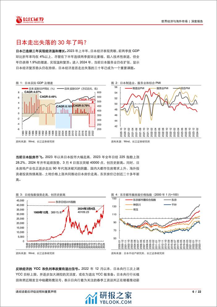 “草蛇灰线看海外”系列3，日本央行下一步：告别YCC？-240312-长江证券-22页 - 第6页预览图