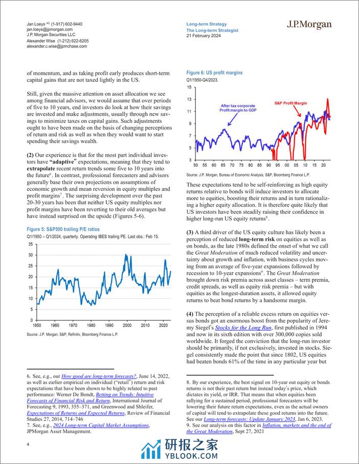 JPMorgan Econ  FI-The Long-term Strategist Will Americans continue to love equ...-106616727 - 第4页预览图