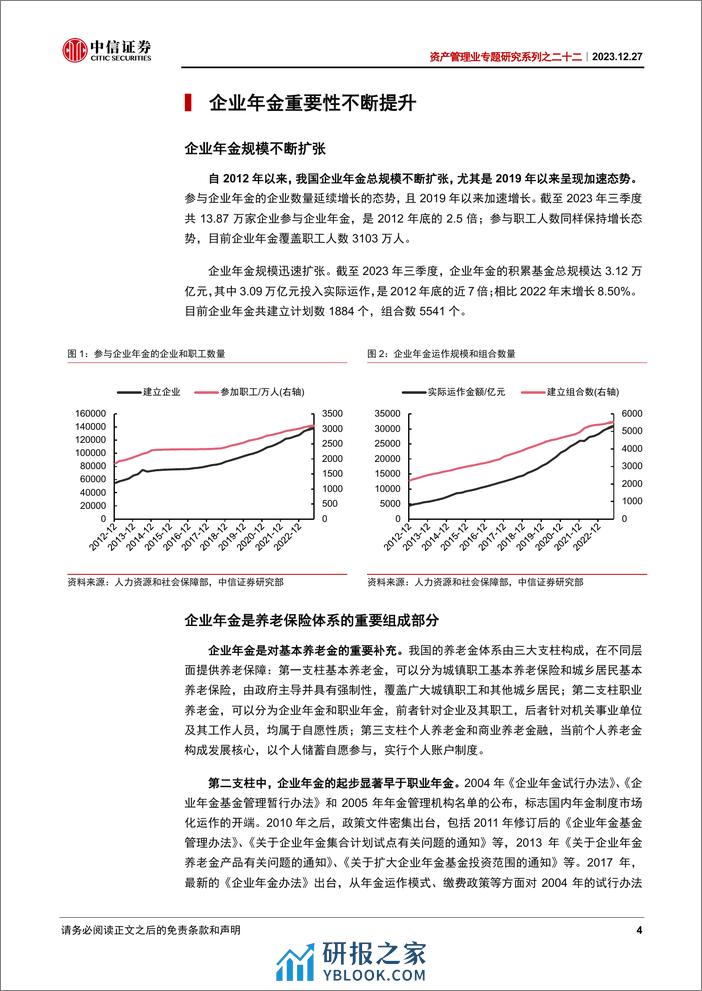 中信证券：企业年金与养老金产品专题分析：第二支柱的基石 - 第4页预览图