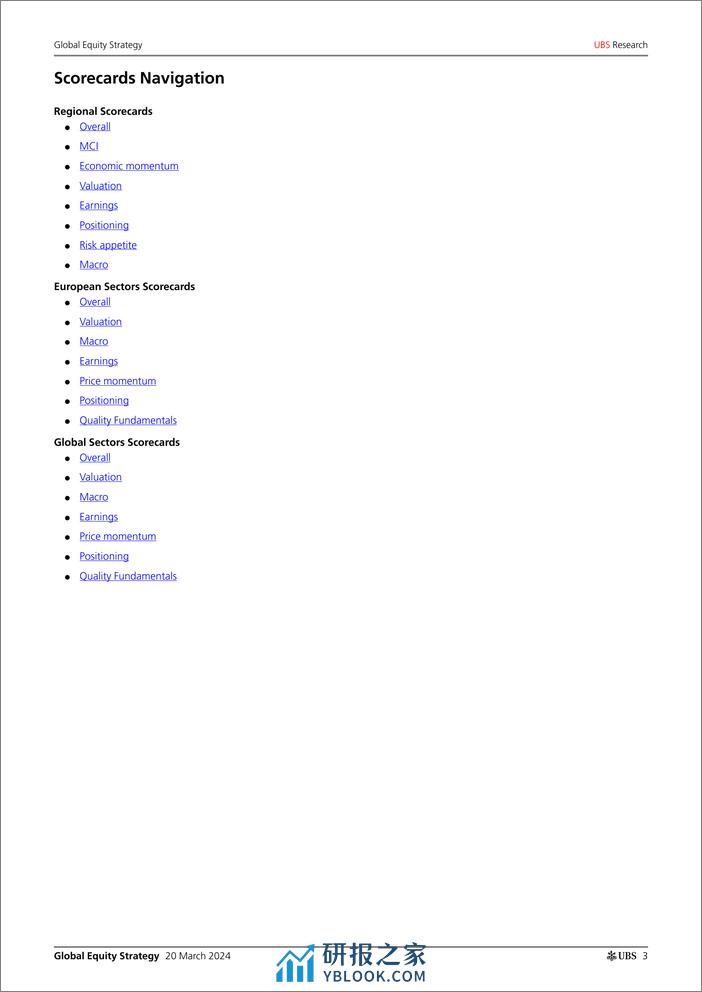 UBS Equities-Global Equity Strategy _Quantitative Framework Update_ Garth...-107139052 - 第3页预览图
