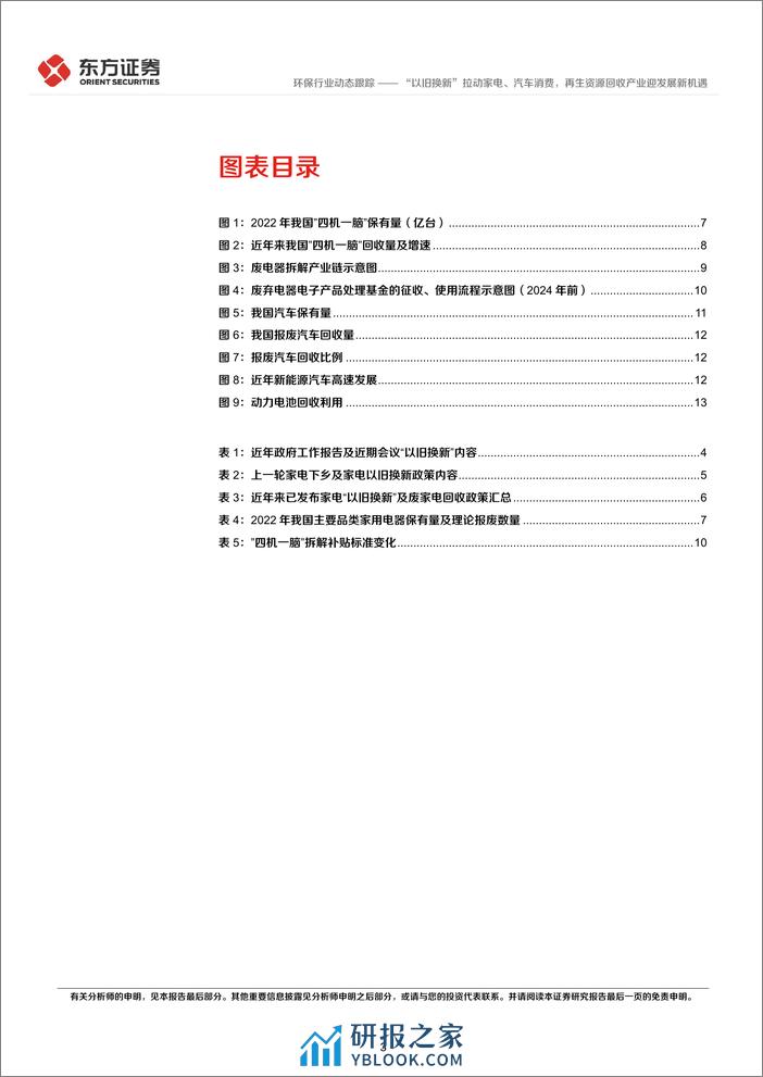 环保行业动态跟踪：“以旧换新”拉动家电、汽车消费，再生资源回收产业迎发展新机遇-240315-东方证券-15页 - 第3页预览图