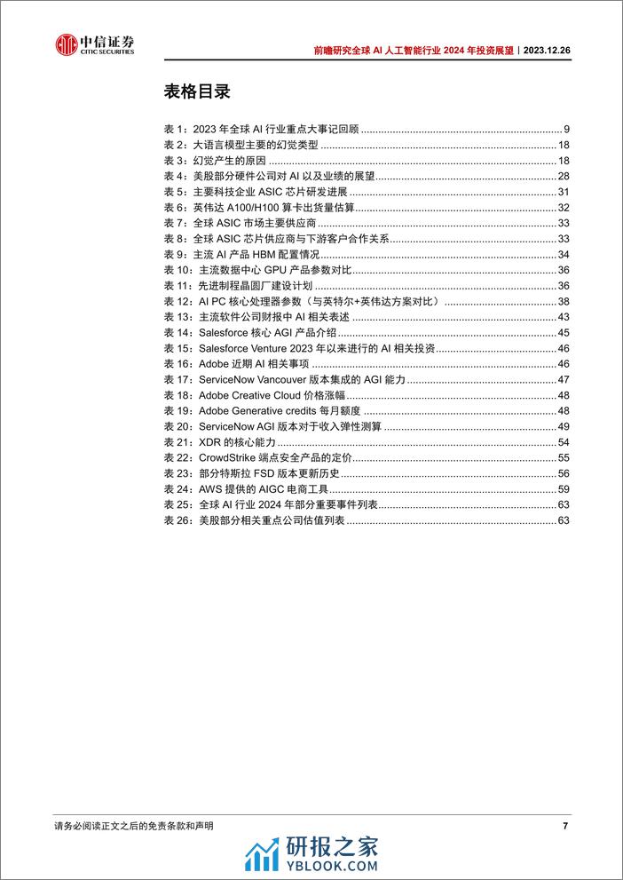 中信证券：2024年投资展望：算法进步+应用落地，商业闭环逐步形成 - 第7页预览图