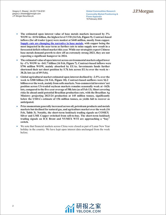 JPMorgan Econ  FI-Commodity Market Positioning  Flows Appendix Crude leads fi...-106590894 - 第2页预览图