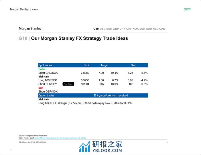 Morgan Stanley Fixed-Global Macro Strategy G10 FX Chart Pack-106522356 - 第6页预览图