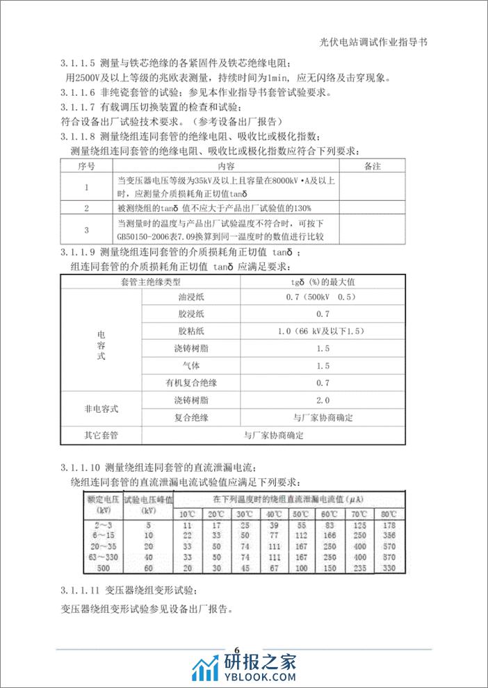 光伏电站调试作业指导书 - 第6页预览图