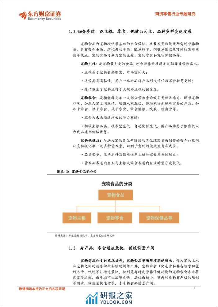 东方财富证券：商贸零售行业专题研究-宠物行业深度报告-我国宠物食品赛道梳理 - 第5页预览图