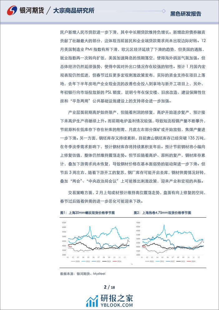 钢材2月报：春节来临钢材季节性转弱，偏弱运行静待节后需求-20240126-银河期货-18页 - 第2页预览图