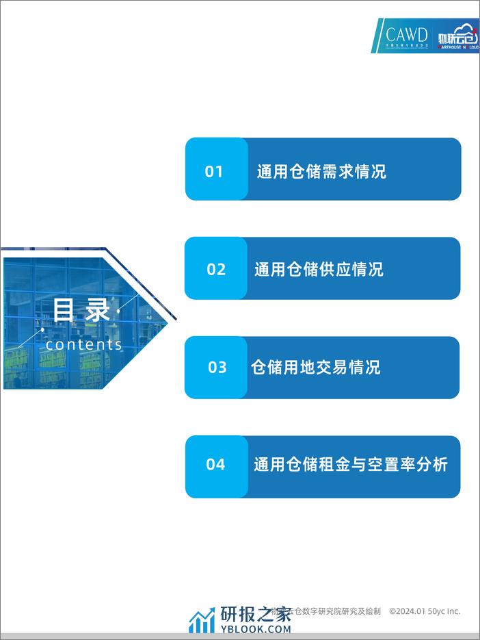 2024年1中国通用仓储市场动态报告-30页 - 第4页预览图