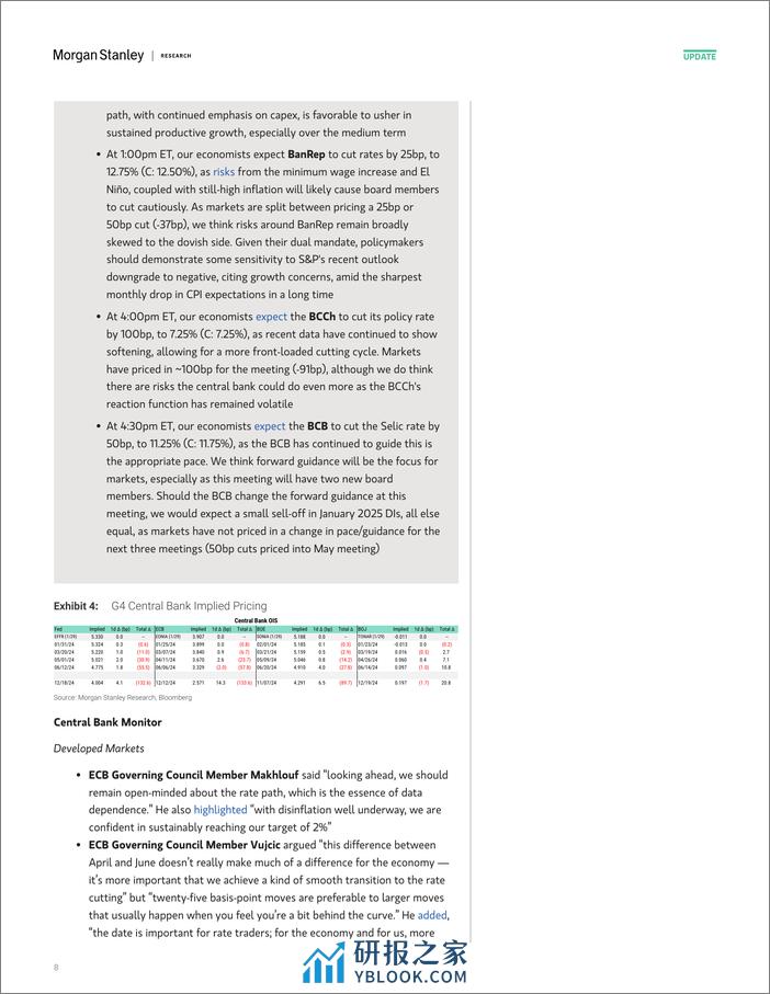 Morgan Stanley Fixed-Global Macro Commentary January 30-106231205 - 第8页预览图