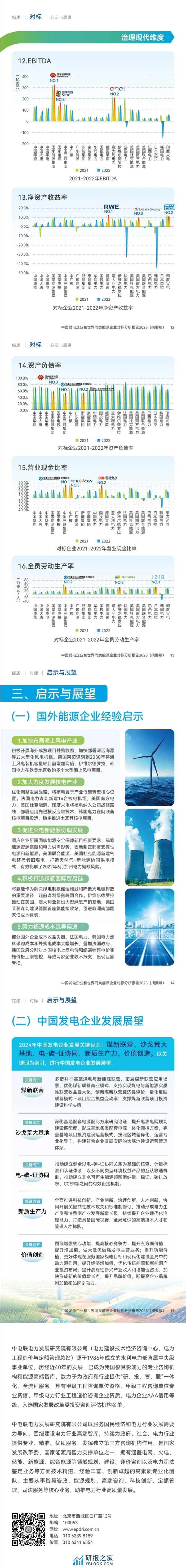 中电联研究院：中国发电企业和世界同类能源企业对标分析报告2023 - 第3页预览图