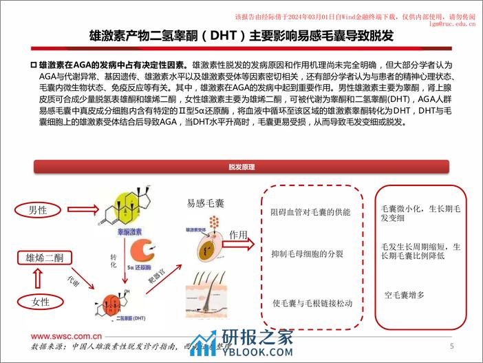 医美系列之：从米诺地尔看防脱发药物市场 - 第6页预览图