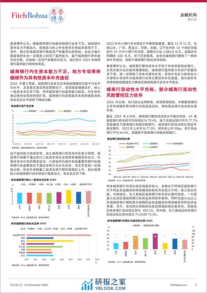 2024 年商业银行信用展望 城商银行 - 第5页预览图