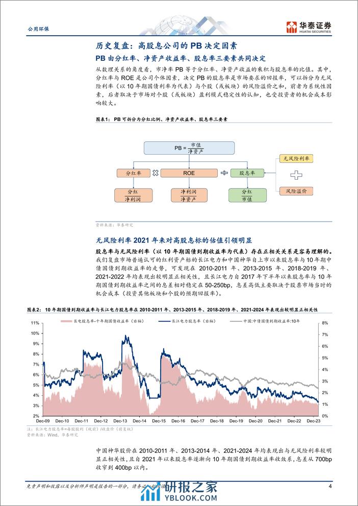 公用环保专题研究：量化测算红利电力估值风险收益空间 - 第4页预览图